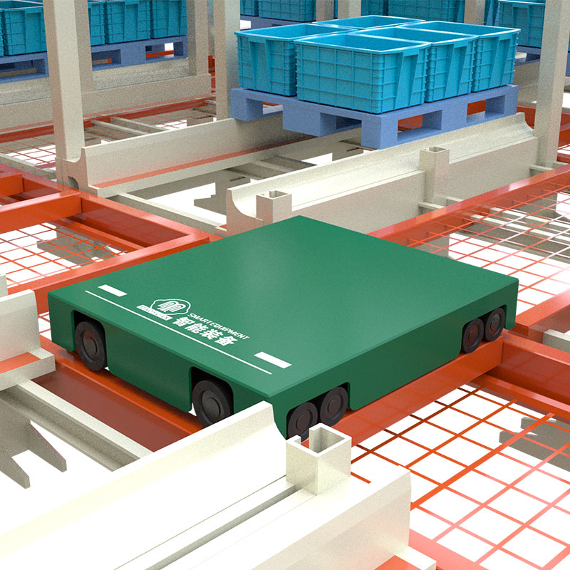 Zware automatische radioshuttle palletstellingen voor magazijnen, volledig intelligente vierwegs shuttle ASRS met WCS WMS.