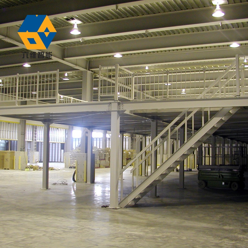 Op maat gemaakte industriële mezzanine, zwaar uitgevoerd stalen opslagplatform, mezzanine vloerstellingsysteem, metalen mezzanine