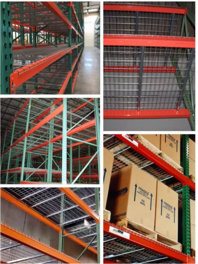 Opslagproject met roosterlegborden en zware stellingen