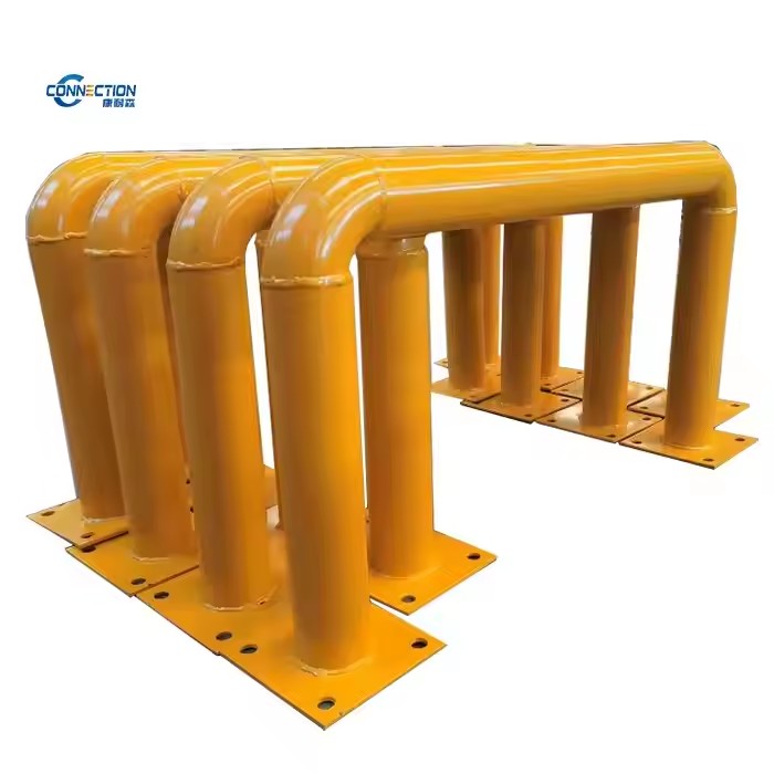 Metalen stalen verplaatsbare palletstelling staander frame beschermer barrière veiligheidsbarrière