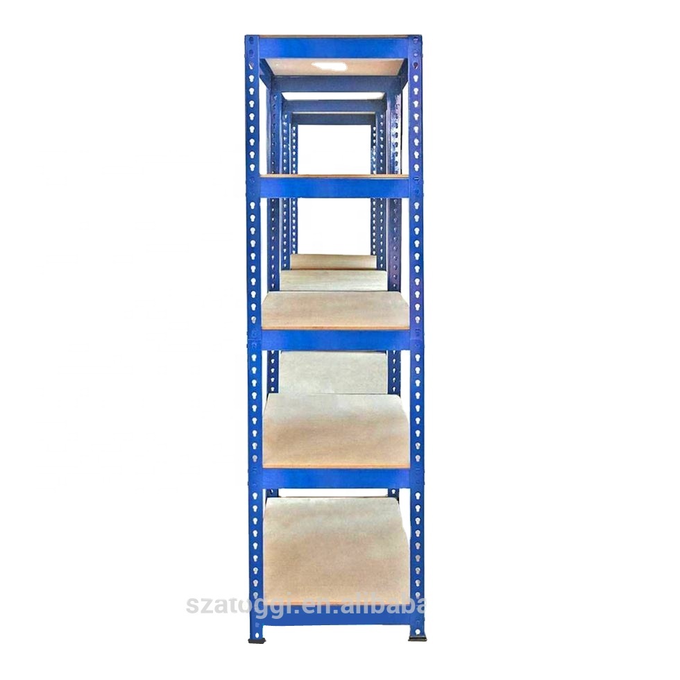 900x450x1830mm Stalen 5-laags lichtgewicht magazijnstelling, voordelig en gemakkelijk verplaatsbaar.