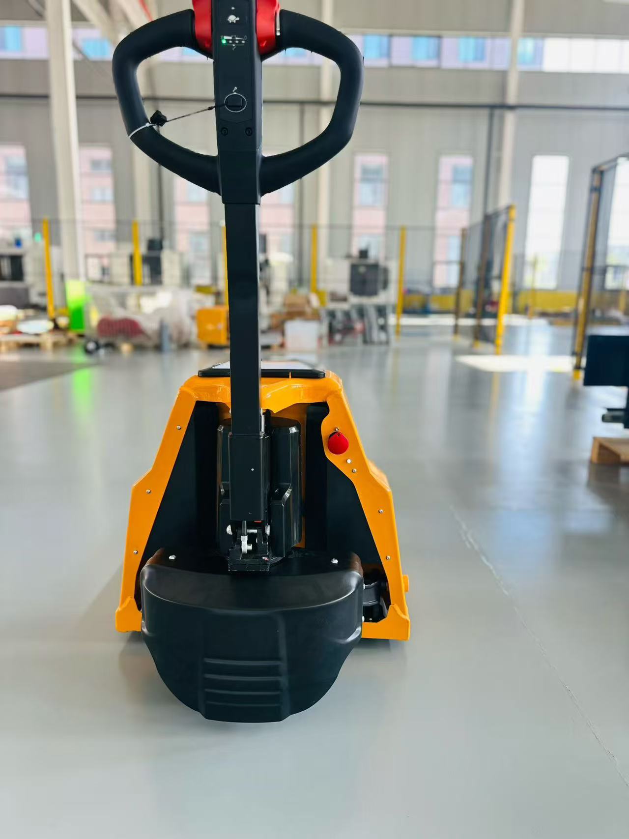 1500 kg volledig elektrische, zware palletwagen met PU-wielen, lithium-ion-accu, TOSO magazijnmateriaalbehandeling