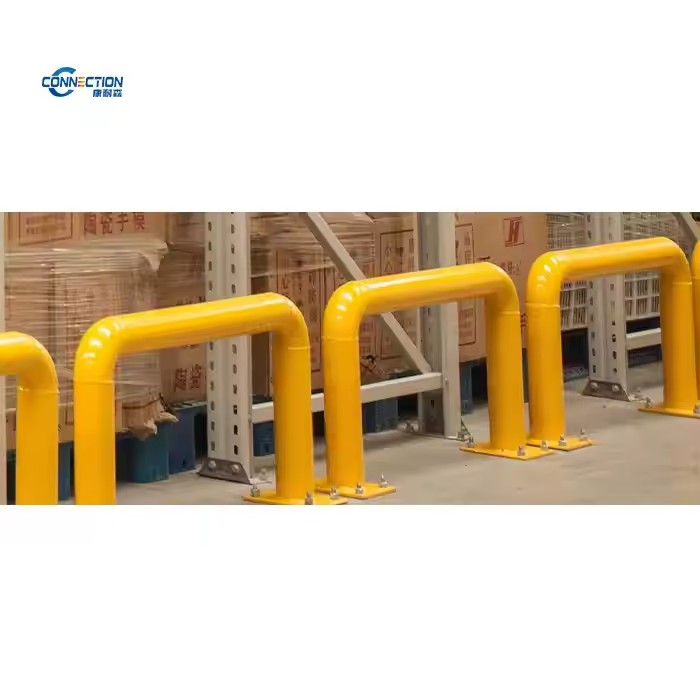 Metalen stalen verplaatsbare palletstelling staander frame beschermer barrière veiligheidsbarrière