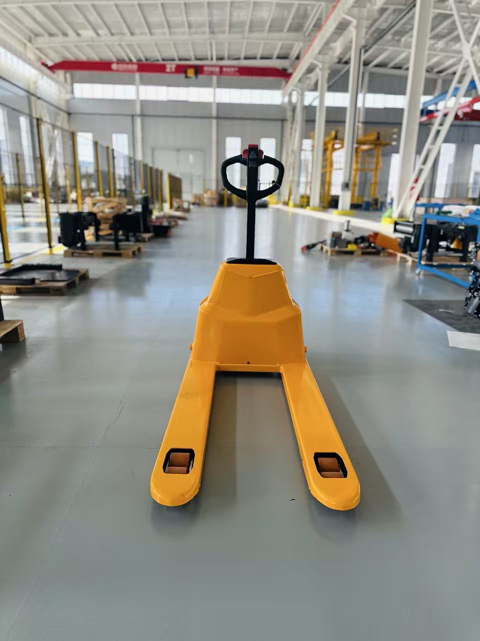 1500 kg volledig elektrische, zware palletwagen met PU-wielen, lithium-ion-accu, TOSO magazijnmateriaalbehandeling