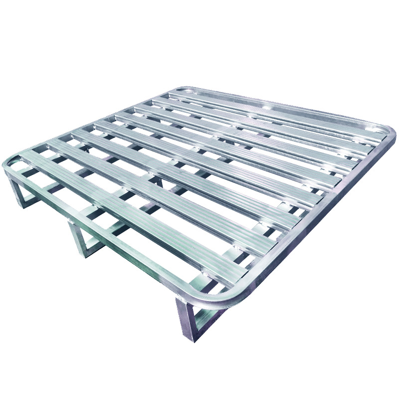 Groothandel in enkelzijdige, vochtbestendige, gegalvaniseerde stalen pallets voor magazijnlogistiek, heftruckplatformkussens en dynamische belasting.