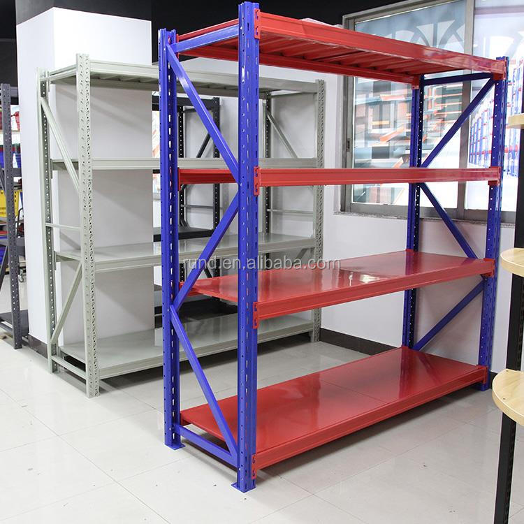 Magazijnstellingensysteem 300 kg, metalen ijzeren opslaghouders, stapelrekken en -schappen