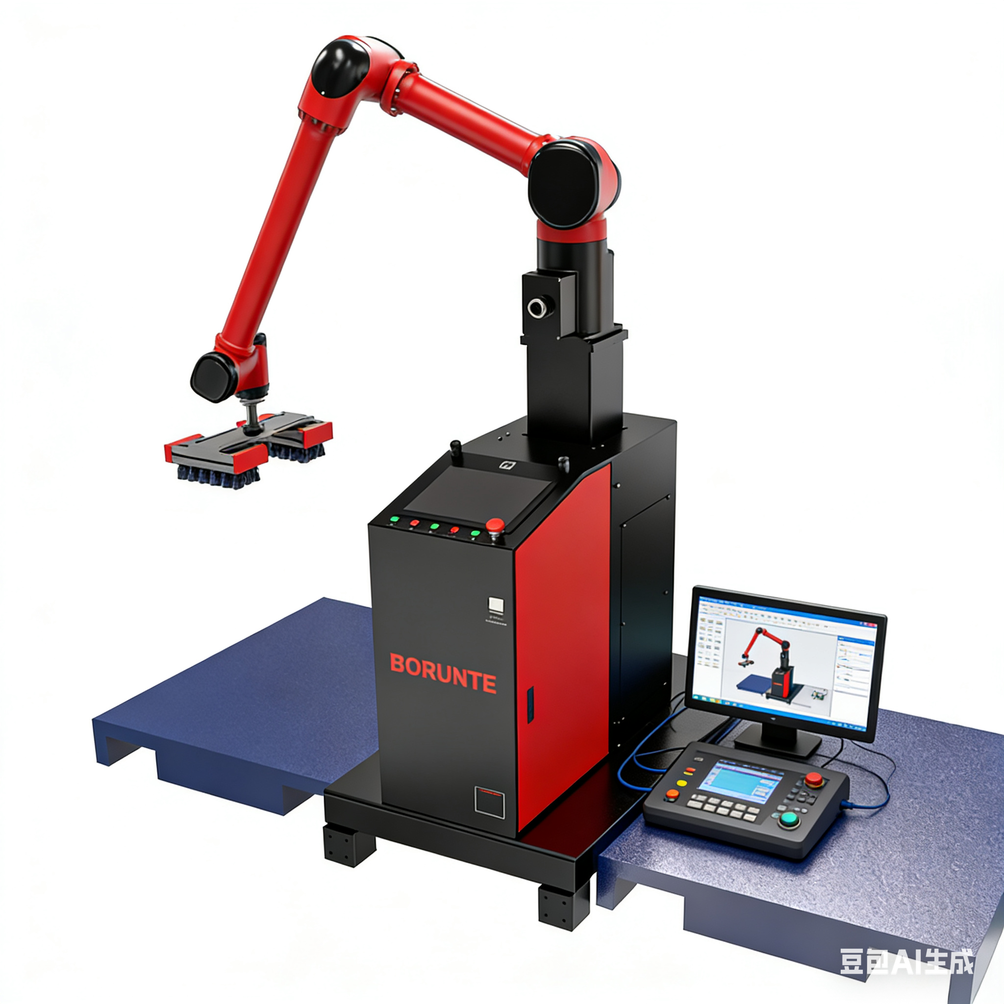BRTMD163001A 450kg Industriële palletiseerwerkstation met tandwielkastmotor en verbrandingsmotor - Geautomatiseerd robotsysteem voor magazijn en fabriek