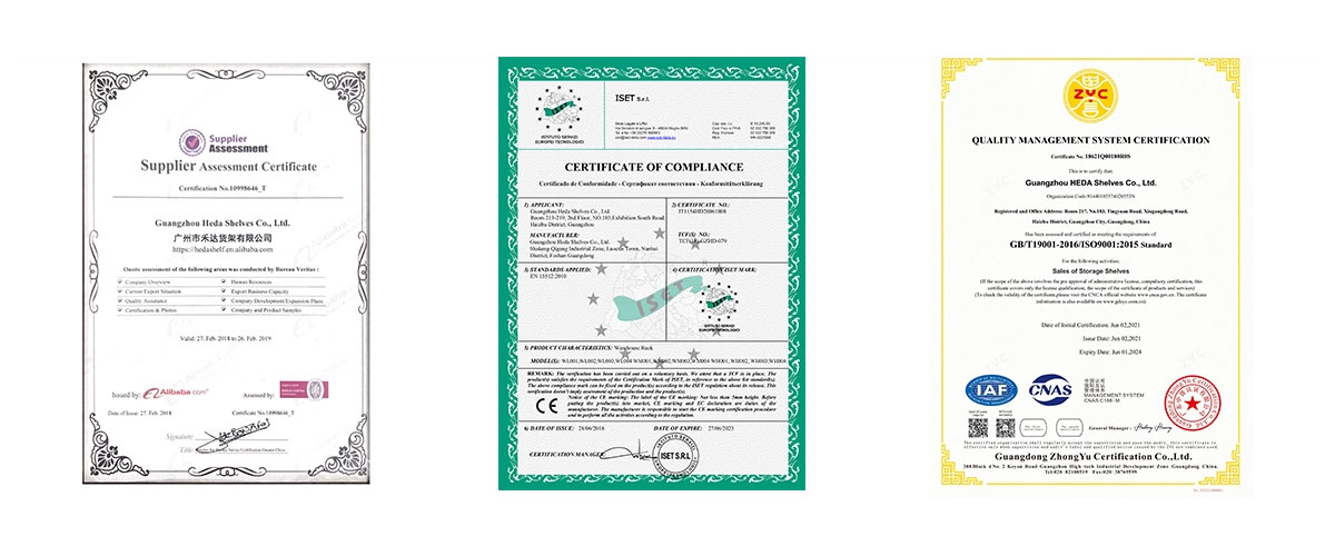 Certificaten Heda