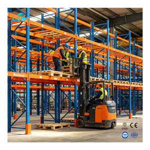 Logistiek centrum stellingensysteem, zware magazijnstellingen, industriële opslagstellingen