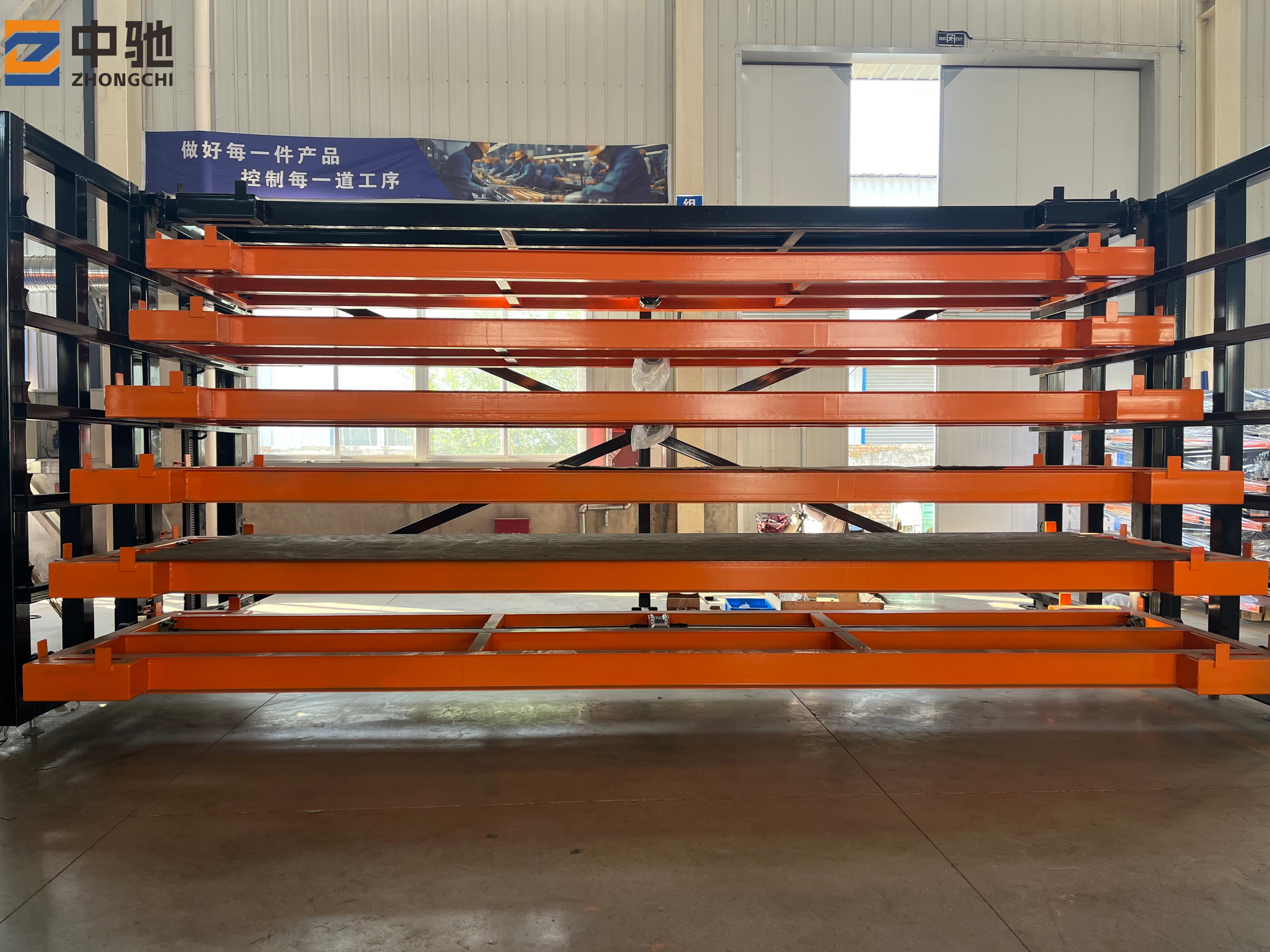 Hoog draagvermogen 8-laags roestwerend, gepoedercoat stalen stellingsysteem, zwaar uitgevoerd magazijnopslagsysteem voor industrieel palletgebruik.