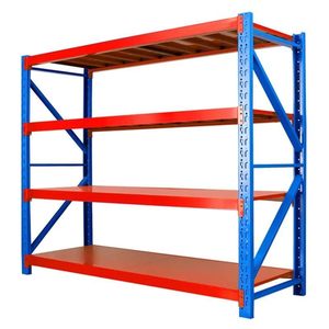 Volle container export, zwaar uitgevoerde magazijnstellingen, verstelbare metalen opbergrekken, boutloze stapelrekken voor magazijnen