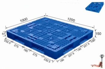 1200x1000mm Heavy Duty Large Stackable Plastic Pallets