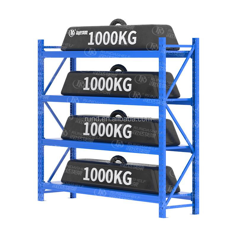 Zwaar uitgevoerde 5-laags selectieve palletstelling 1500-4500 kg/niveau magazijnopslagsysteem stalen ijzeren stapelstellingen schappen karton