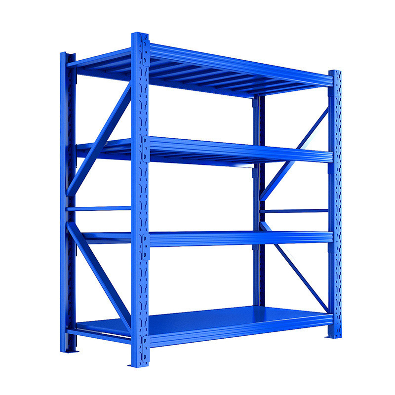 Groothandel fabrieksmagazijn stellingen displayrekken middelzware en zware uitvoering Q235 koudgewalst staal meerlaagse express stellingen