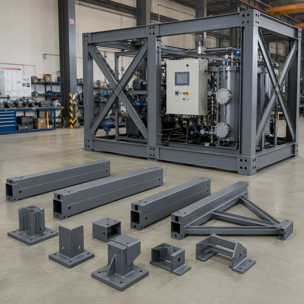 Op maat gemaakt OEM-opslagrekframe | Robuuste, gelaste stalen constructie voor palletstellingen in magazijnen