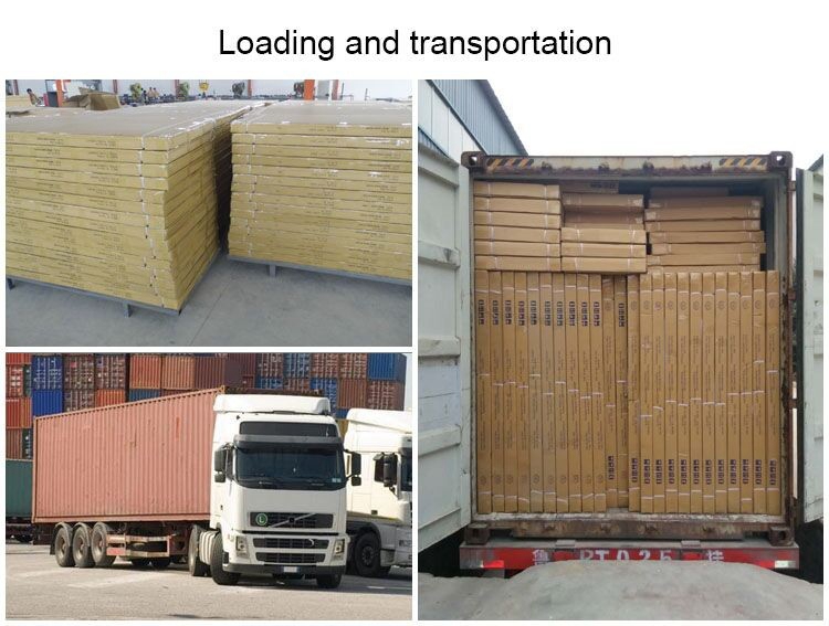 Containerlading en internationale verzending stellingen