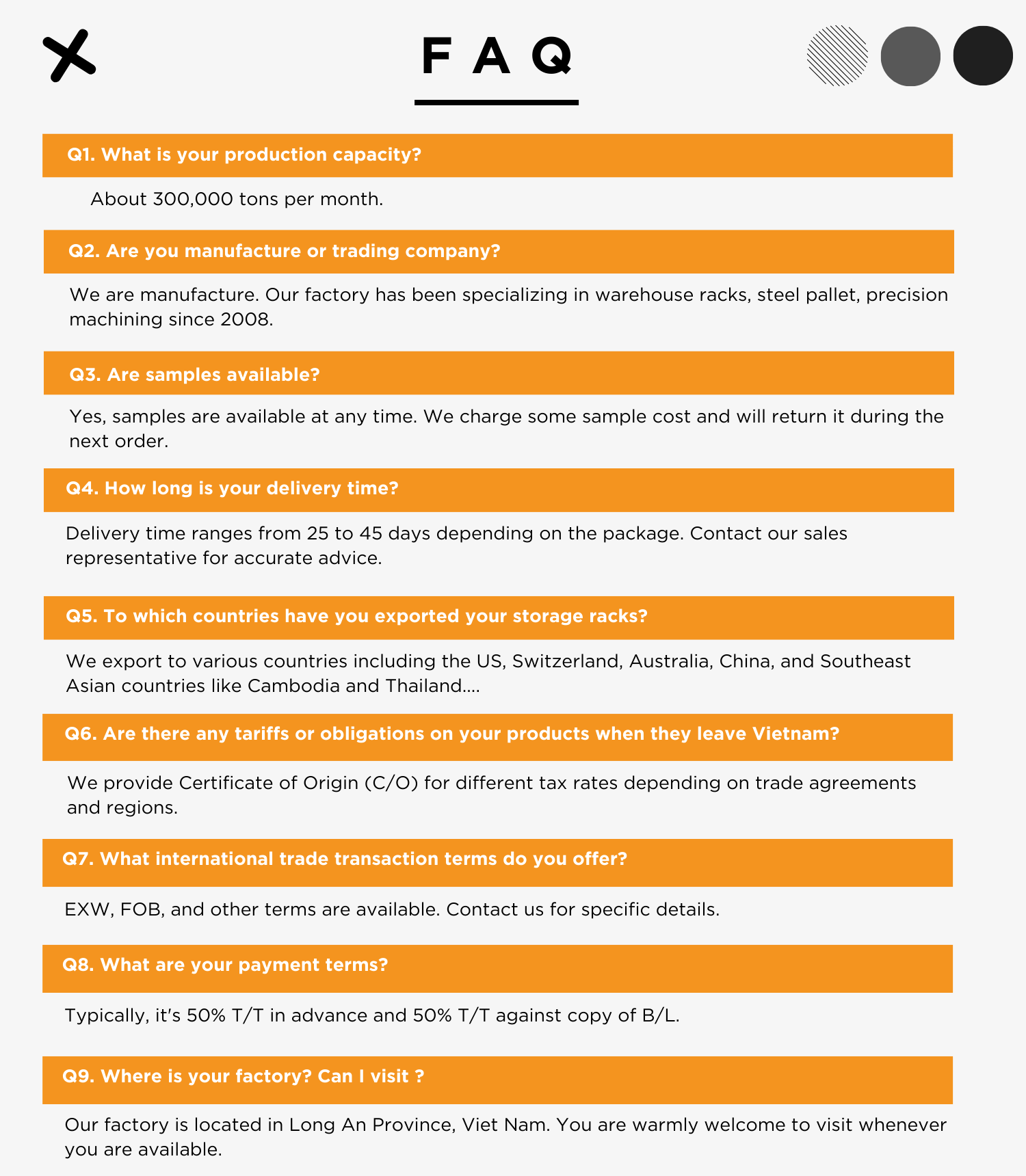 FAQ Vragen