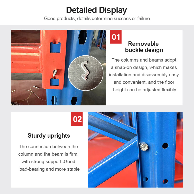 Zware stalen stapelstellingen, magazijnstellingen, sterke, dragende palletstellingen, metalen opslagrekken, vloerstellingen.